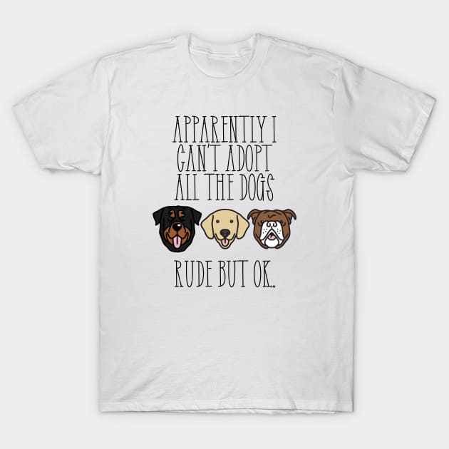 All the Dogs T-Shirt by AuntPuppy